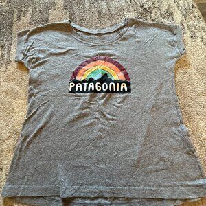 Patagonia sz 10  Rainbow tshirt Girls Kids Youth